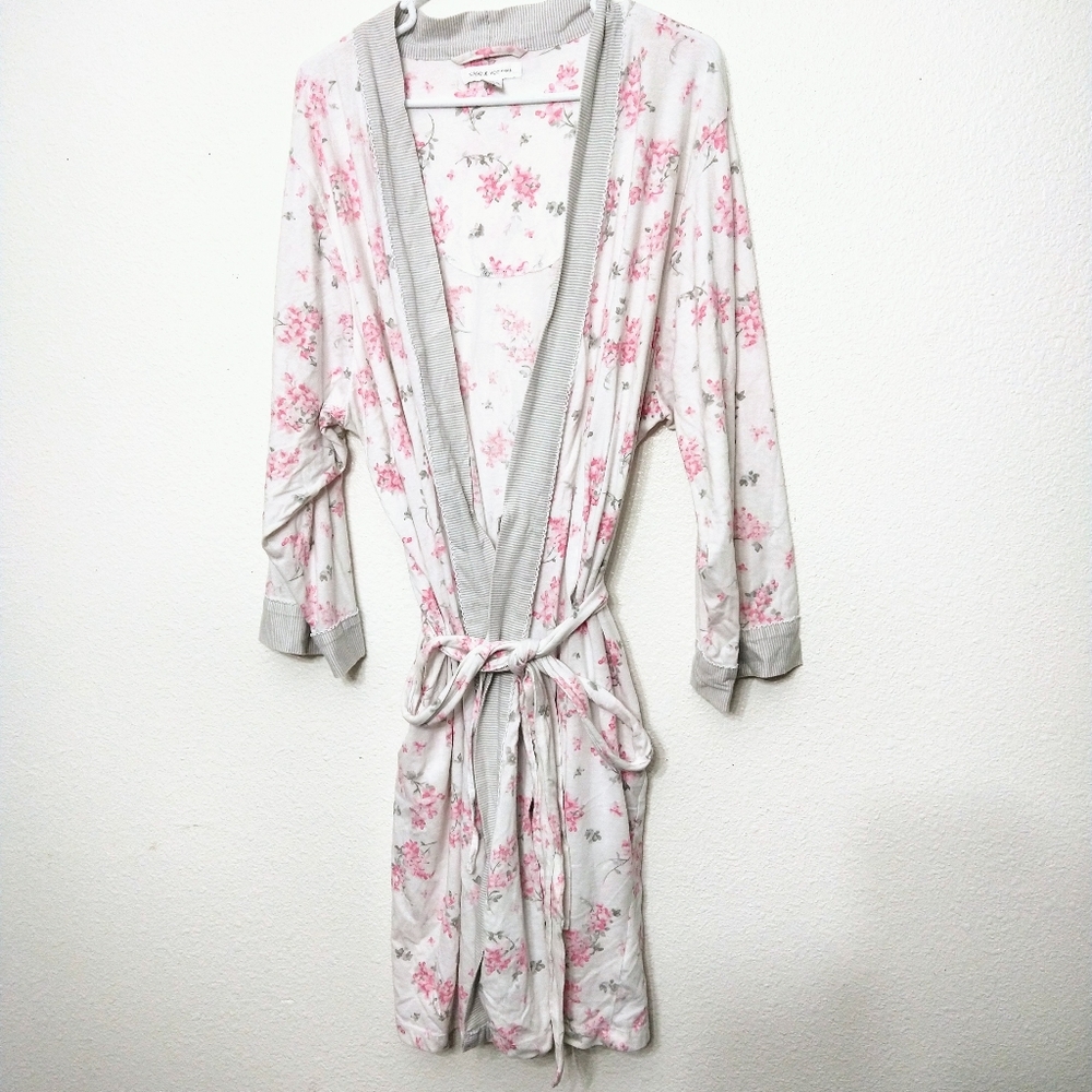 Carole Hochman floral cotton robe size 2X